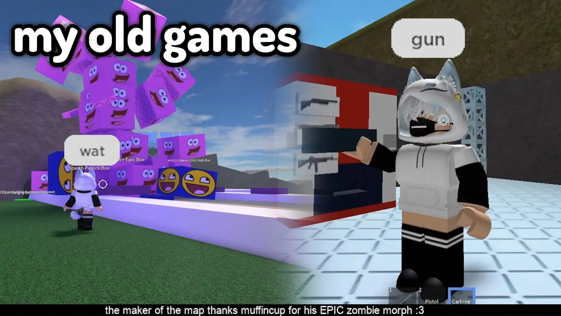 exploring my old roblox games